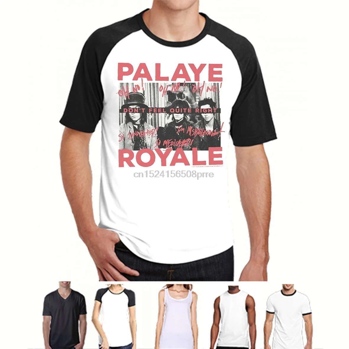 Palaye-Royale-Koszula-Nie-Czu-Si-Ca-kiem-Prawo-Футболка-kobiety | Мужская одежда