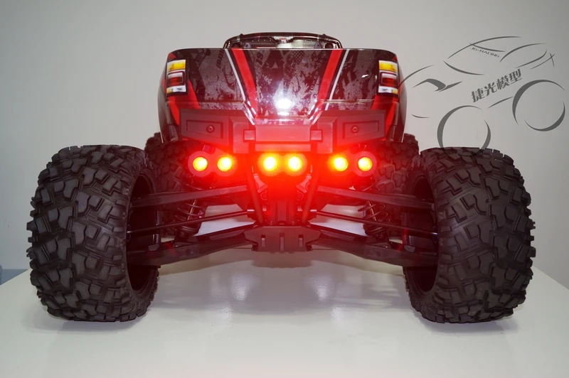 RC Запчасти, TRAXXAS X-MAXX светодиодный фары хвост светильник комплект, включающий в себя головной светильник кронштейн и переключатель