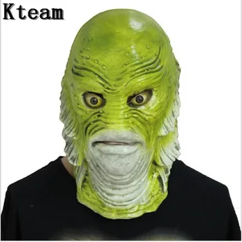 

2017 New Halloween Horror Masks Costume Horror Latex Party Green Alien Mask Scary Zombie Mask Cosplay Prop Fancy Dress Decor toy