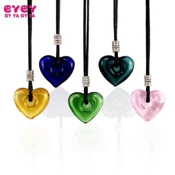 

1PC 20X25MM Heart Diffuser Bottle Necklace With Diffuser Hole Perfume bottle necklace Perfumes and fragrances for women