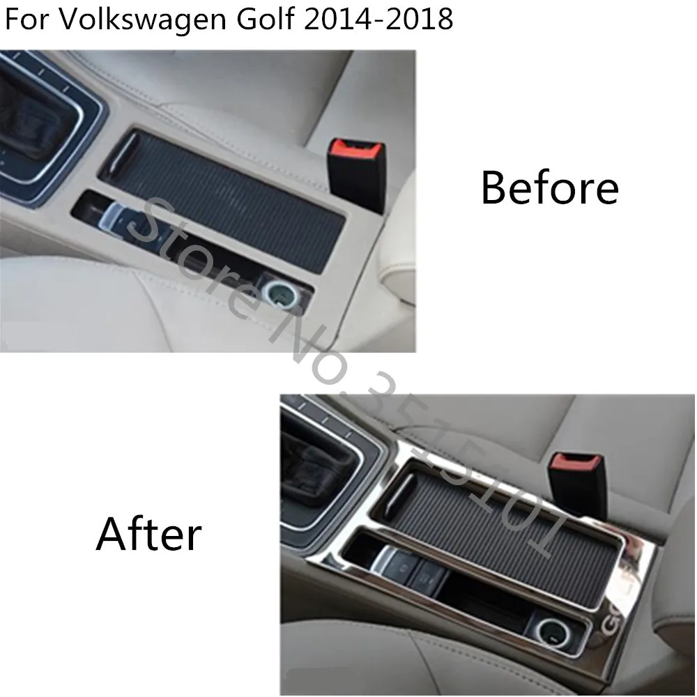 Автомобильный гарнир, накладка, внутренняя коробка передач, подстаканник для Volkswagen VW Golf7 Golf 7