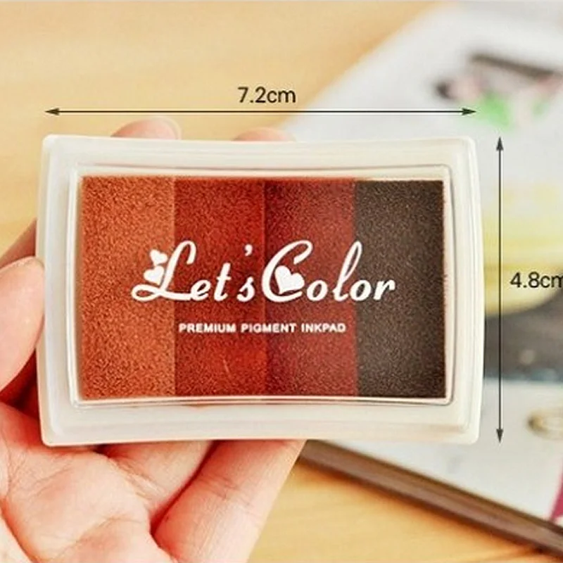 Штемпельная подушка для отпечатков. Inkpad color 2. Разноцветные чернильные подушечки. Inkpad color 2. Штемпельная подушка разноцветная.