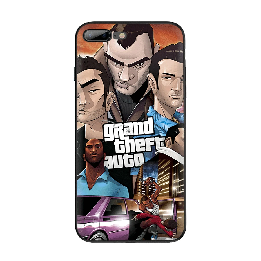 Мобильный телефон сотовый Чехол для iPhone 6 6s 7 8 Plus iPhone 11 Pro X XS XR Max 5 5S SE чехол rockstar gta 5 Чехол - Цвет: B5