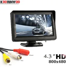 Koorinwoo HD Mini 4 3 inch Monitor Digital tft lcd 800 480 In dash font b