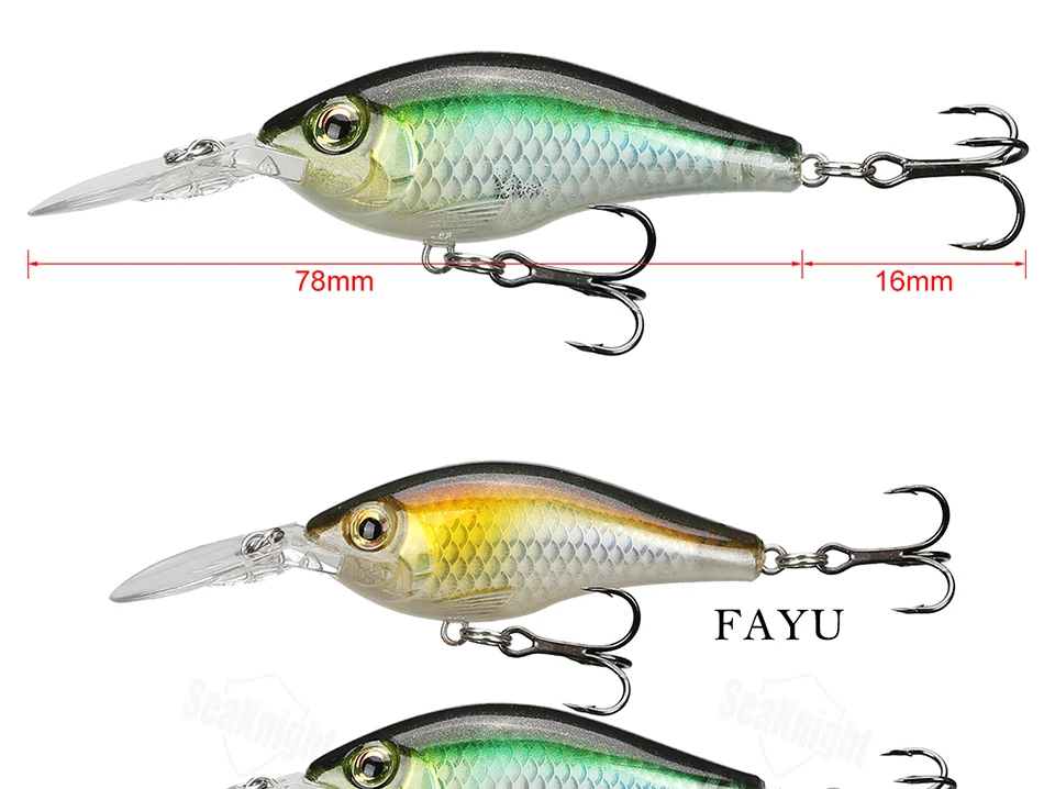 Rapala MAXRAP FAT SHAD MXRFS05 рыболовная приманка 50 мм 8 г глубина 2,4-3,6 м жесткая приманка гольян 3D глаза VMC крючки длинные литые приманки