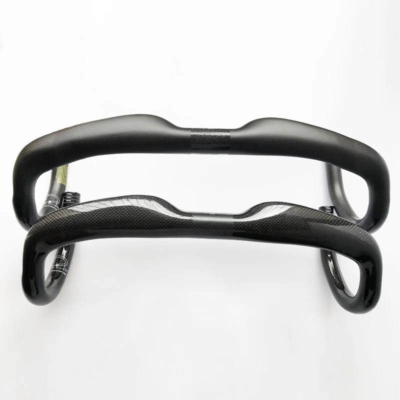 NEW ZNIINO NO LOGO Full Carbon Fiber Bicycle Handlebar Road Handlebar Stem Handle 3k Matte/glossy Handlebar Free delivery