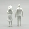 10pcs/lot 1:25 Scale Miniature People Model Unpainted ABS Figures Railway Train Layout Architecture Building Scenery for Diorama 2