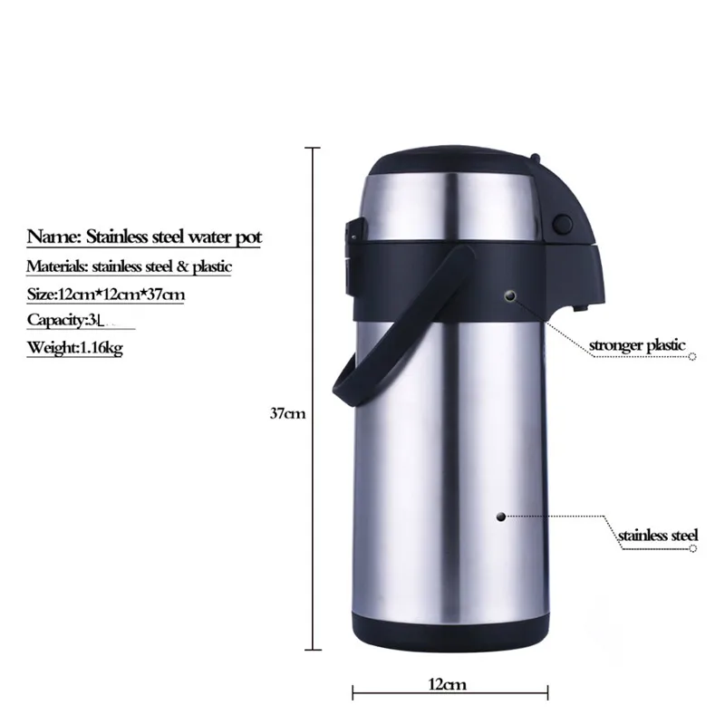 Large Capacity 2.2L 48 Hours Cold Hot Water Vacuum Flask Mug Thermal  Insulation Kettle Stainless Steel Vacuum Jug Thermos Tea Coffee Carafe Pot  - China Water Bottle and Travel Tumbler price