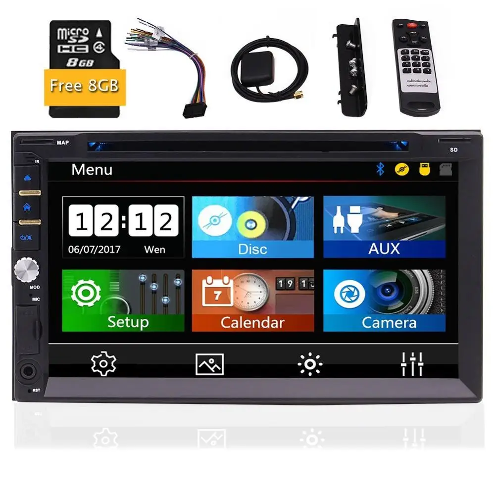 Eincar Car Stereo DVD CD Player GPS Navigation font b Radio b font Video Audio Bluetooth