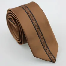 Yibei Coachella взрослых Галстуки Slim черный и коричневый маленький горошек Средства ухода за кожей Шеи Галстуки зауженные коричневые Cravatta узкий черный вертикальные полосы Средства ухода за кожей Шеи галстук