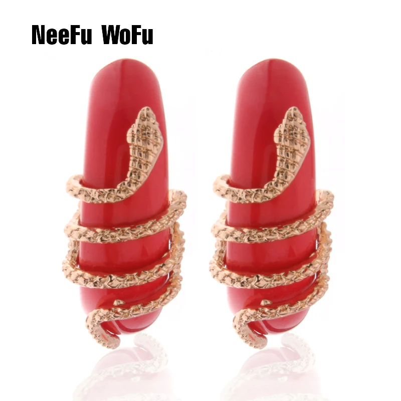

NeeFu WoFu Big Earring snake resin earring for Woman Ear Ring Large Brinco Oorbellen Earrings jewelry