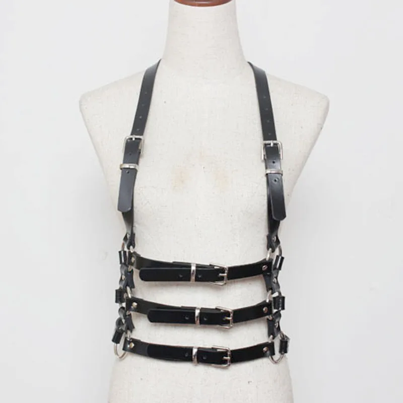 Punk Belt Accessories Punk Leather Waist Chain Belt Gothic Body