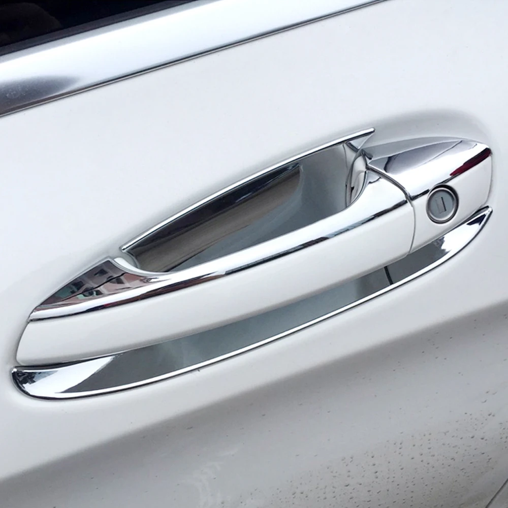 Автомобильная обшивка ручки двери из нержавеющей стали Накладка для Mercedes Benz C E CLA