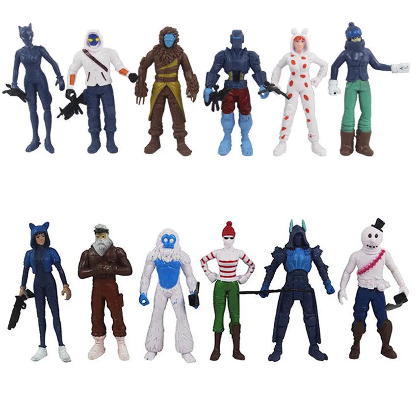 

12pcs/set Popular Season 8 Fortnight Game Llama Figure Toys Fortress Night Character Model Doll Toy Best Birthday Gifts For Kids
