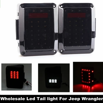 

High quality European & US version 2007~2015 wrangler JK LED taillight Led Tail Light Black With Smoke Len For Jeep Wrangler Jk