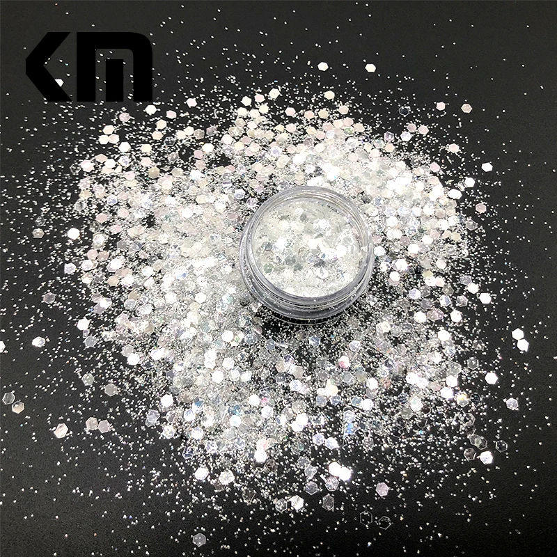 

Top Popular Chunky Mixed Fairy Shiny High Flash Glitter for Nail Decoration