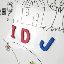 60*50 см гибкие мягкие детские магнитные листы для маркерной доски портативная стираемая белая доска набор для рисования Офис OWS003 живопись холст