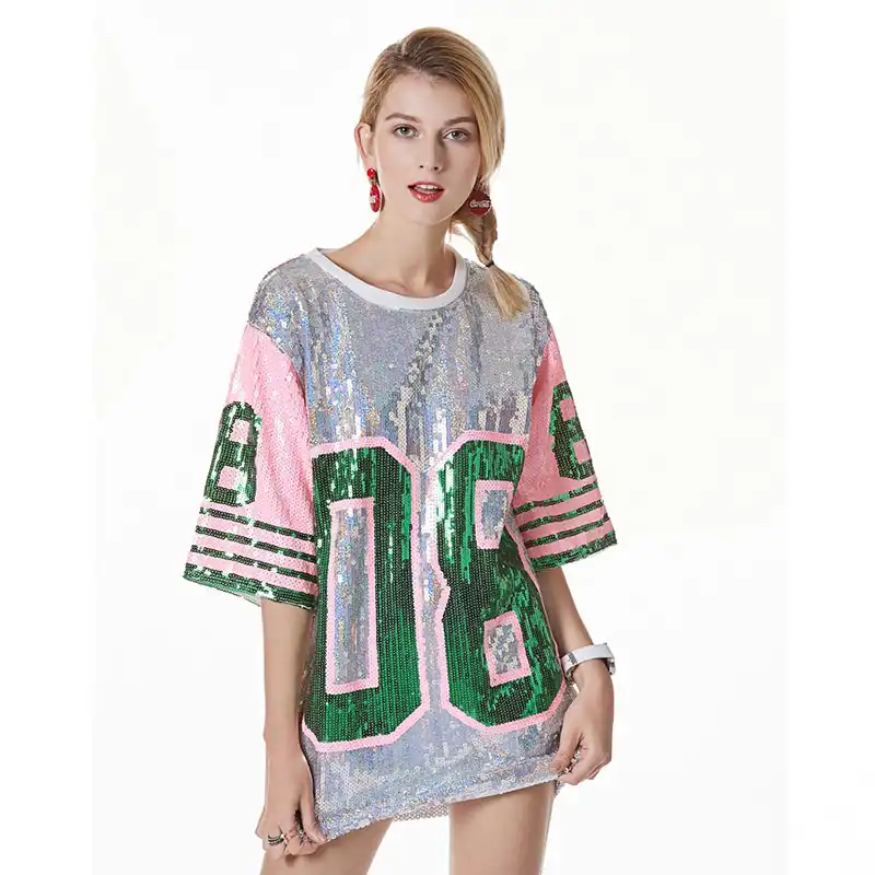 women's sequin jersey