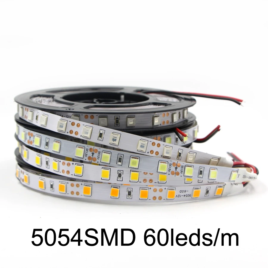 5 м 5050 5054 SMD Светодиодная лента DC 12 В RGB белая Праздничная декоративная лампа 60