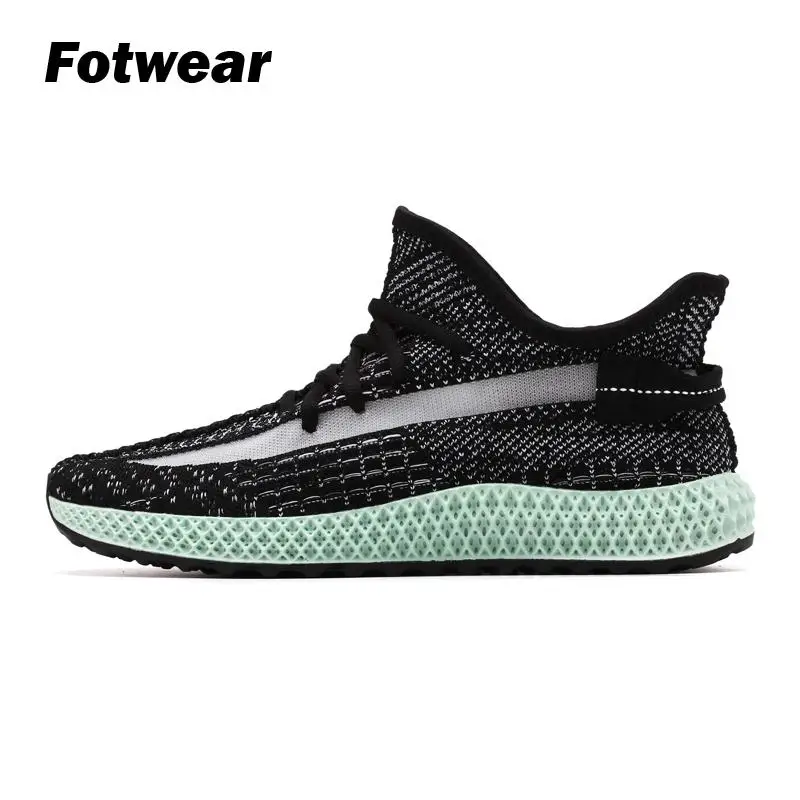 

Fotwear Men's sneakers Men's casual shoes Flyknit Flywire cables sneakers Sport running ALL-DAY comfort with grooves Luxurious