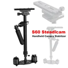 Professional S60 60cm Video Stabilizer Handheld DSLR Camera Steadicam Steady for Camera Video DV DSLR Nikon Canon Sony Panasonic цена Professional S60 60cm Video Stabilizer Handheld DSLR Camera Steadicam Steady for Camera Video DV DSLR Nikon Canon Sony Panasonic цены онлайн