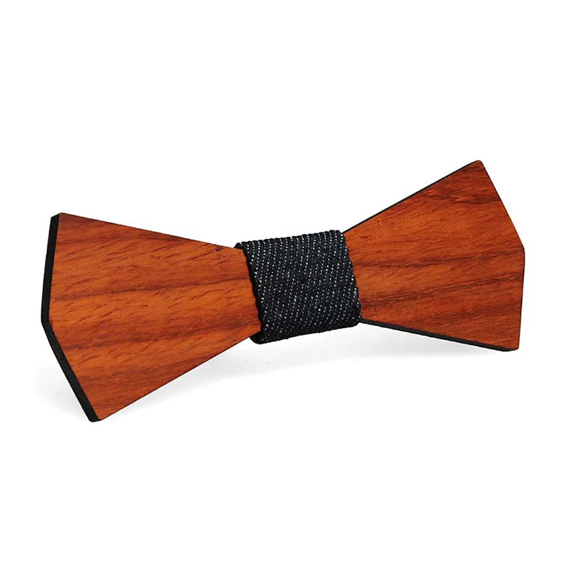 Новый мужской деревянный галстук-бабочка ручной работы с регулируемым ремешком для дня рождения свадьбы m99