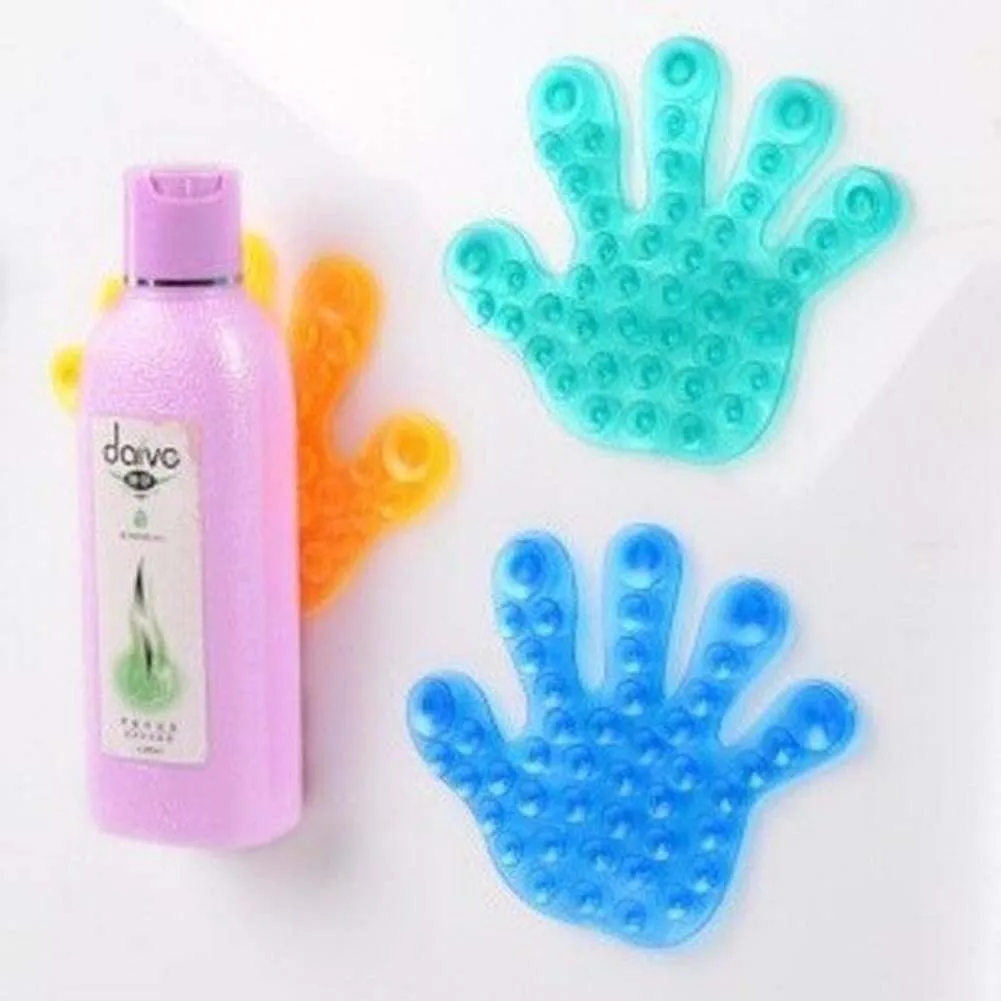 

1 pcs Color Random Suction Palm Feet Magic Sucker Toothpaste Holder Toothbrushes Soap Sticker Anti Slip Sucker Mat Products