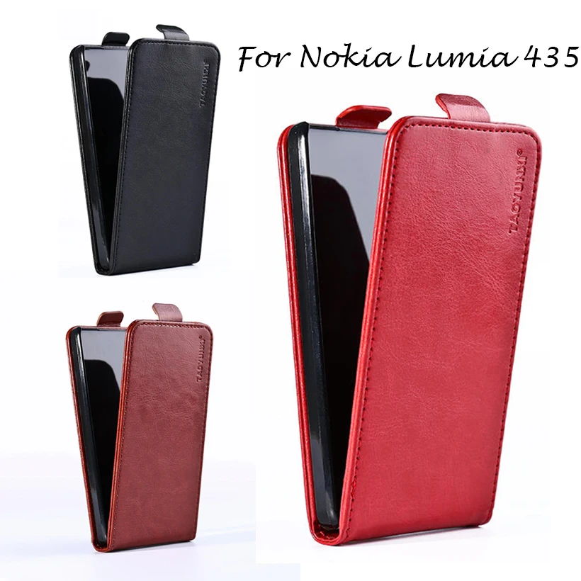  cases for Microsoft Nokia Lumia 435 N435 4.0 inc wallet case luxury Flip Leather phone case with magnetic buckle skin bag N435 