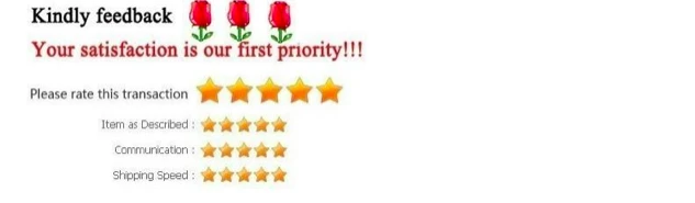feedback 5 stars