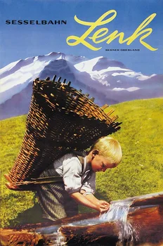 

Switzerland Berne Tourism Posters Lenk Pure Water Classic Wall Stickers Canvas Painting Vintage Poster Home Bar Decor Gift