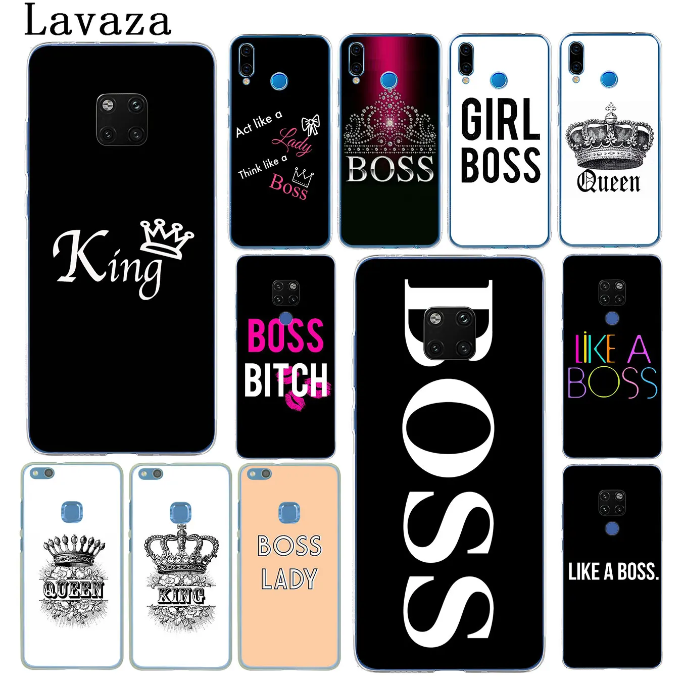Чехол для телефона Lavaza boss King queen Huawei Mate 30 10 20 Pro Lite Nova 5I 4 3i 3 2i 2 Y6 Prime | Мобильные