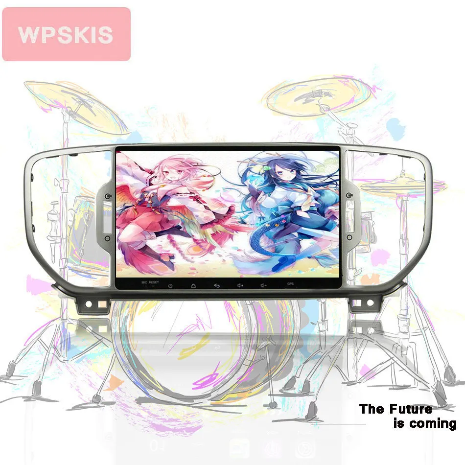 Sale Android 9.0 Octa core car dvd player for KIA sportage 2016 2017 2018 kx5 car gps navigation stereo headunit car Audio Auto Video 2