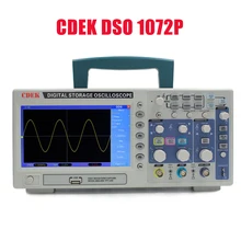 CDEK DSO1072P Осциллограф 2 канала 70 МГц Ручной Osciloscopio цифровые осциллографы USB lcd осциллограф диагностический инструмент