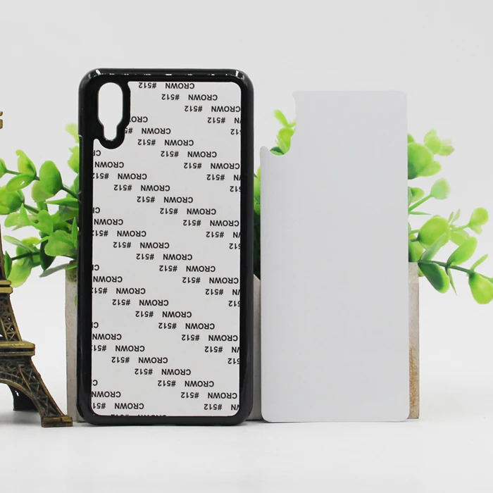 Wtsfwf DIY 2D Сублимация Жесткий ПК пустой крышка для Vivo Y93 с Алюминий вставки 10 шт./лот