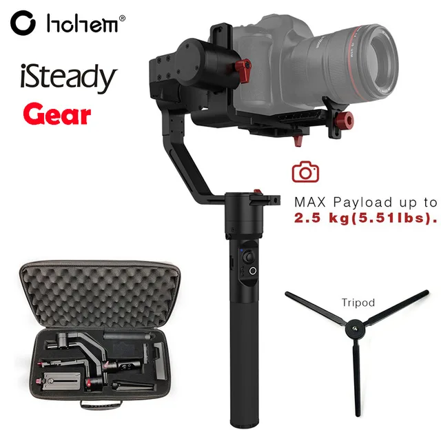 Ручной Стабилизатор Hohem iSteady Gear 3 осевой шарнирный стабилизатор с двойной ручкой