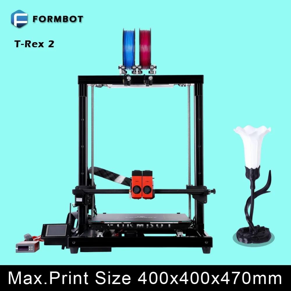 FORMBOT T-Rex 2 3d printer with Meanwell power supply, E3D nozzle, MKS Gen V1.4 board