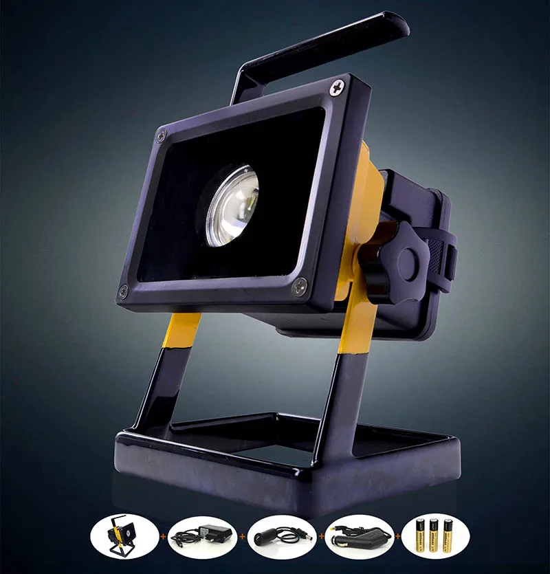 

New XM-L2 Led Floodlight Waterproof Outdoor Lighting Lamp for Camping ,Working, Emergency, Fishing