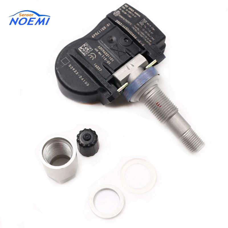 YAOPEI 4pcs 52933-D4100 433MHZ TPMS Tire Pressure Monitoring Sensor For Hyundai Kia NIRO Optima Sportage Sorento 52933D4100