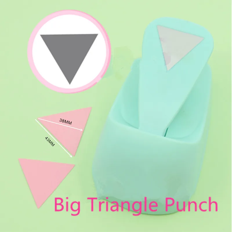 Free Ship 43MM Triangle shaped save power paper/eva craft punch
