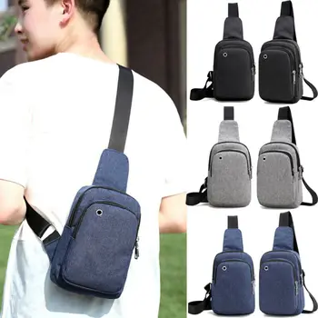

Men Women Canvas Sling Bag Crossbody Shoulder Chest Cycle Daily Travel