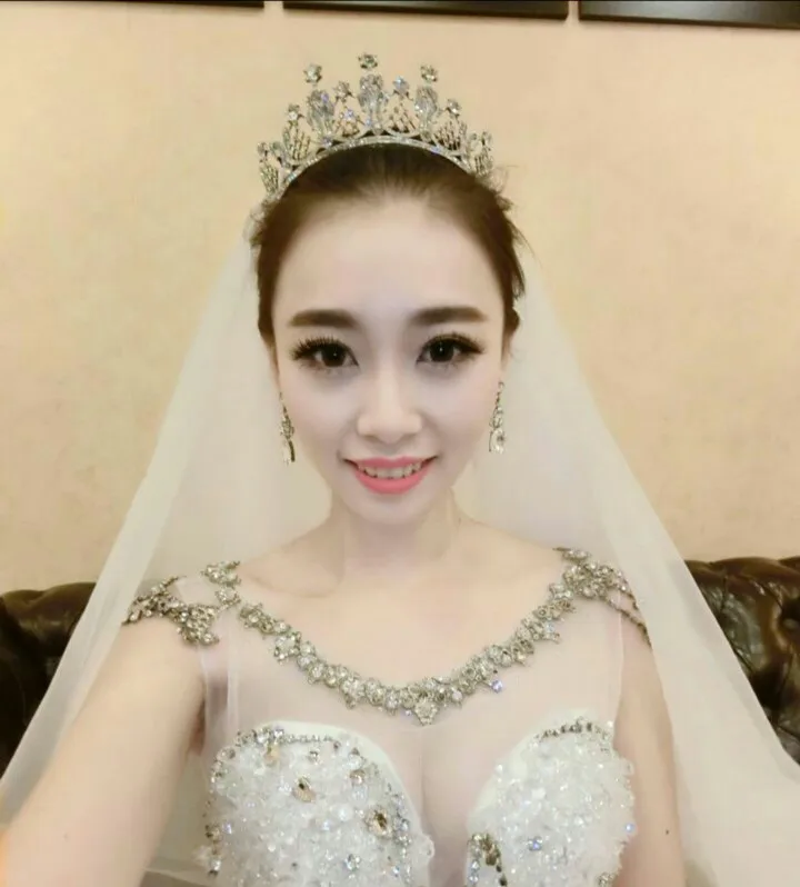 Женские головные уборы casamento Tiaras de cristal романtico para a princesa moda Crown as mulheres carneiras|crown