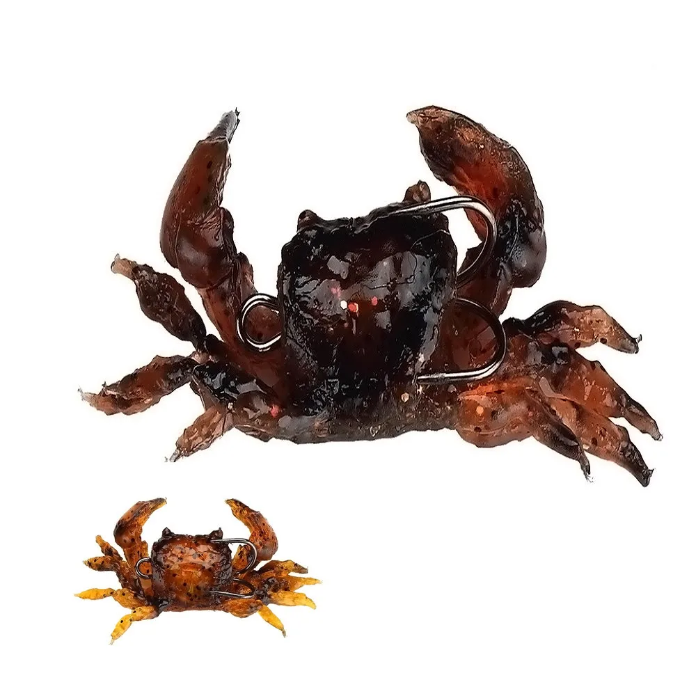 Buy 2018 Silicone Road Bait 3D Simulation Crab Bait