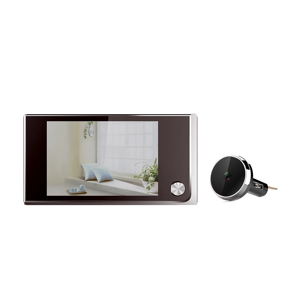 

High Quality 3.5 inch Digital Doorbell LCD Color Screen 120 Degree Peephole Viewer Door Eye Doorbell Mini Outdoor Color Camera