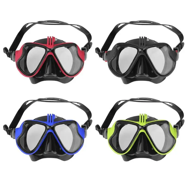 Анти-туман Подводная маска для дайвинга подводное плавание очки для плавания для GoPro
