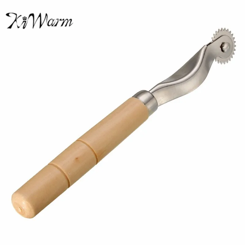 

KiWarm On Sale Leather Craft Wheel Gear Roulette Space Kit Awl Punch Groover Skiving Knife for Leathercraft Hand Sewing Tool