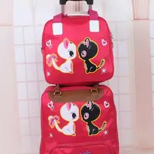 Wo мужские дорожные сумки на колесиках, чемодан для мужчин, дорожная сумка для багажа, дорожная сумка на колесиках с сумочкой