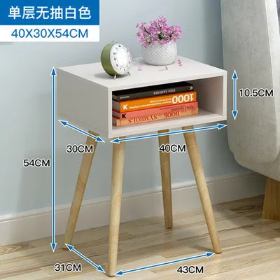 Луи Мода тумбочки простые современные деревянные Мини коллекции скандинавских современных спальных комнат - Цвет: G12