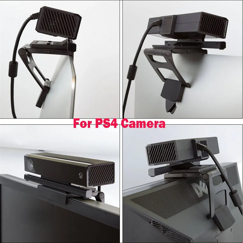 Регулируемый зажим для ТВ монитора, складной держатель для sony playstation 4 PS4 Move Eye камеры, держатель для сенсора