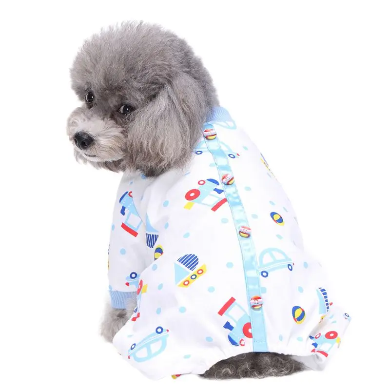

Autumn Winter Dog Jumpsuit Pajamas Overalls for Pet Dogs Cats Cotton Pajamas Clothes
