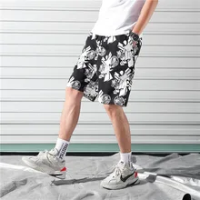 Новые летние мужские шорты с принтом для серфинга Бермуды для пляжа Одежда Шорты мужские пляжные шорты Модные дышащие уличные пляжные шорты